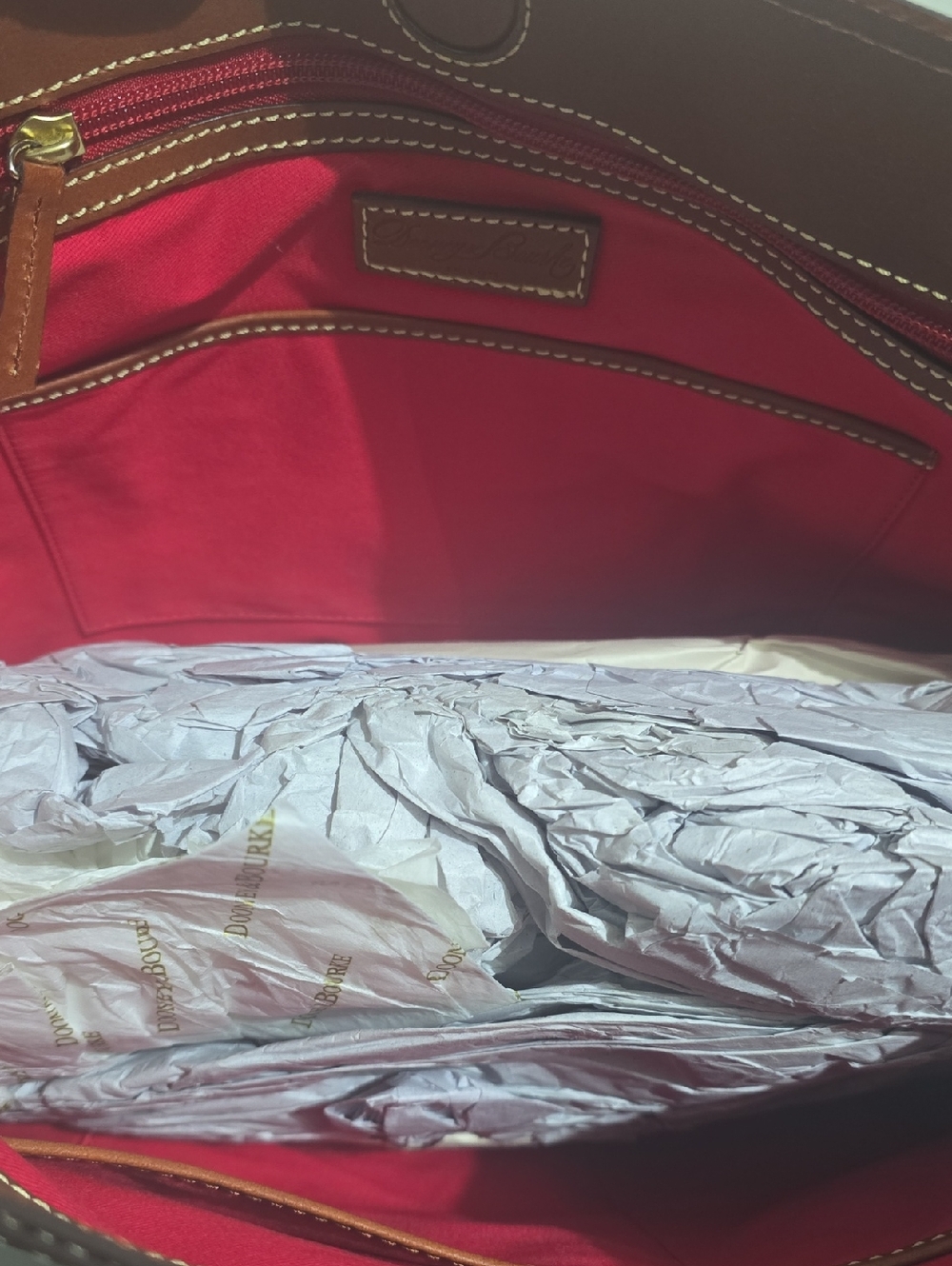 Dooney & Bourke Pebble Grain Extra Large Courtney - Picture 6 of 7